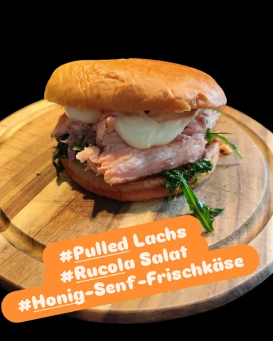 Pulled Lachs Burger